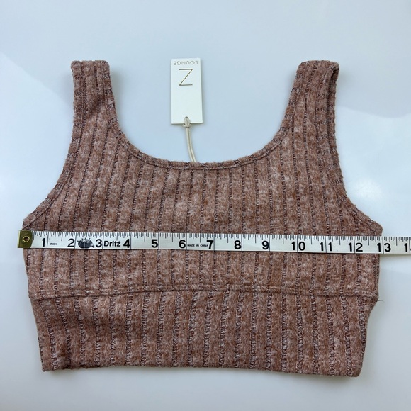 Z Supply Maple Heather Zoe Rib Tank Bra N227 - Picture 10 of 16